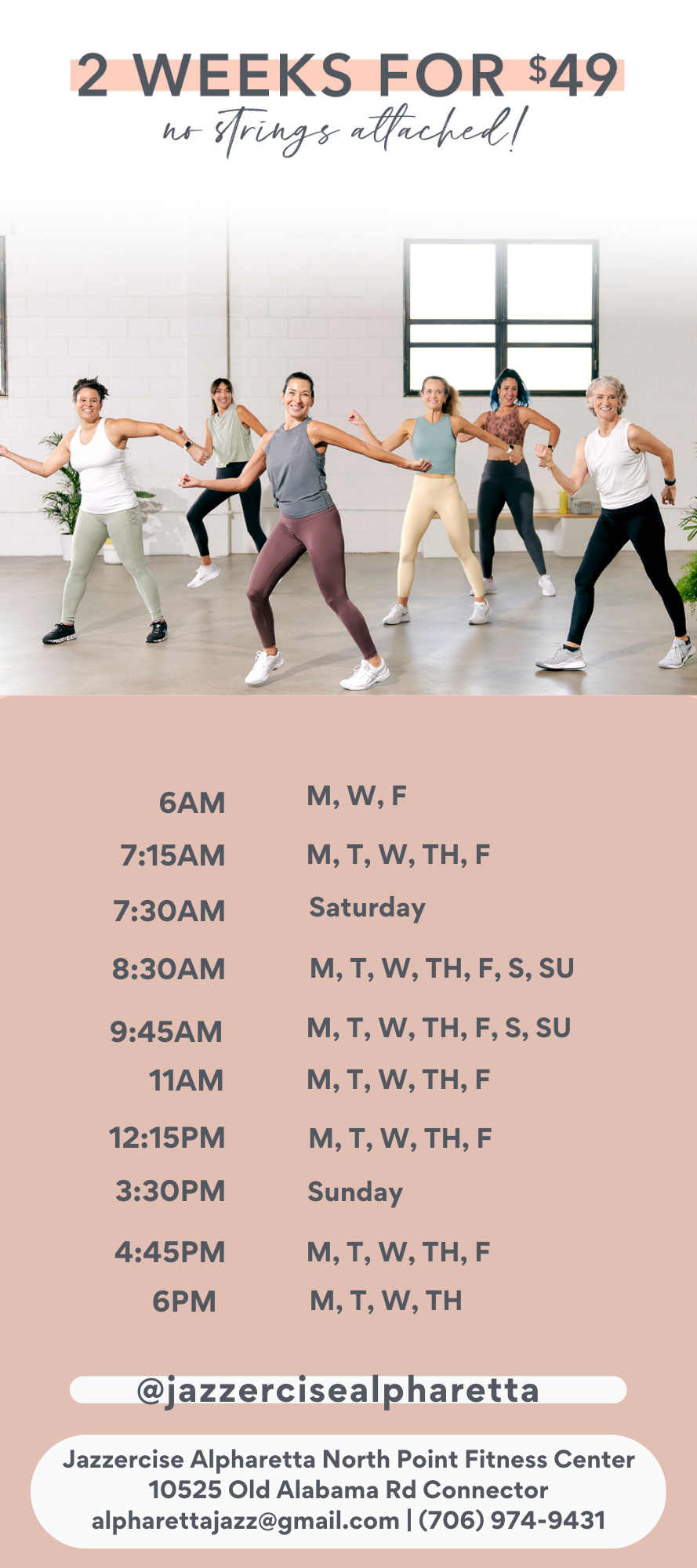 Jazzercise Alpharetta North Point Fitness Center Fitness Centers